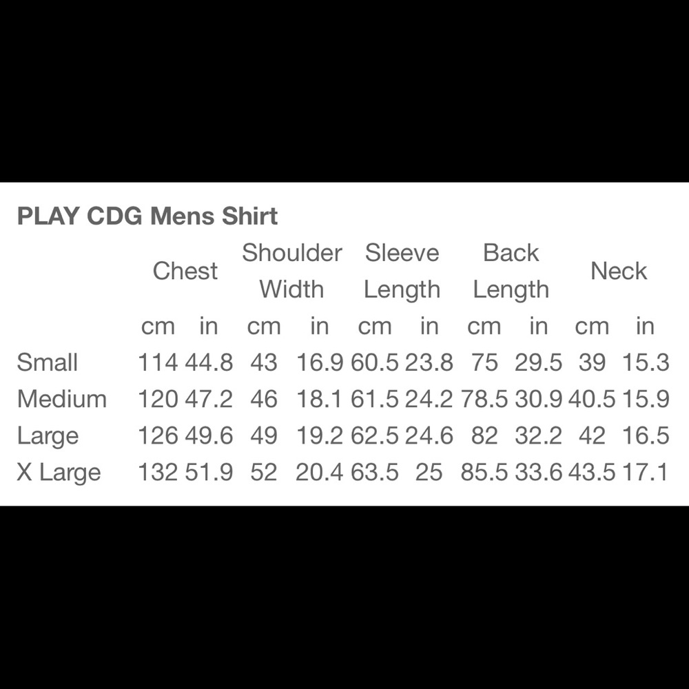 Commes des Garcon PLAY Double Heart Tee - Picture 4 of 4